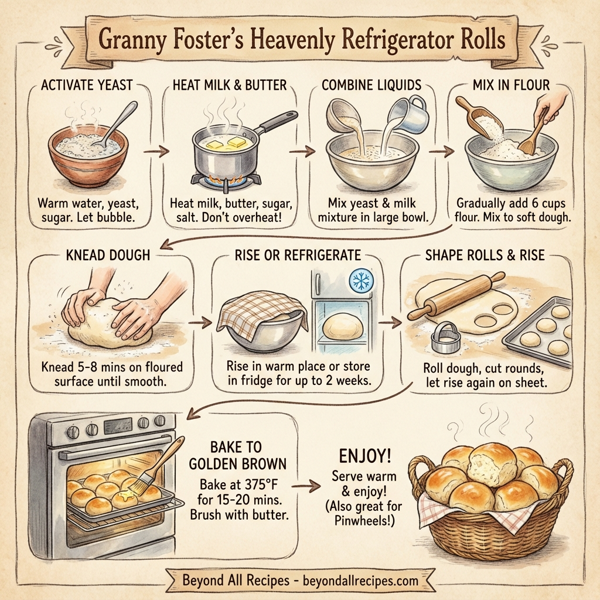 Granny Foster's Heavenly Refrigerator Rolls instructions
