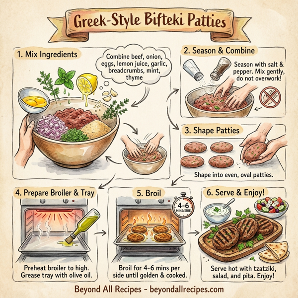 Greek-Style Bifteki Patties instructions