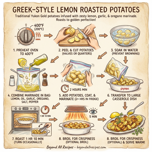 Greek-Style Lemon Roasted Potatoes instructions
