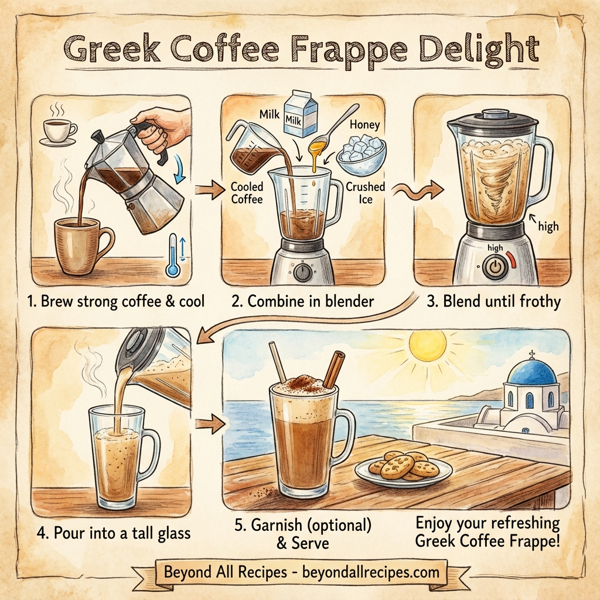 Greek Coffee Frappe Delight instructions