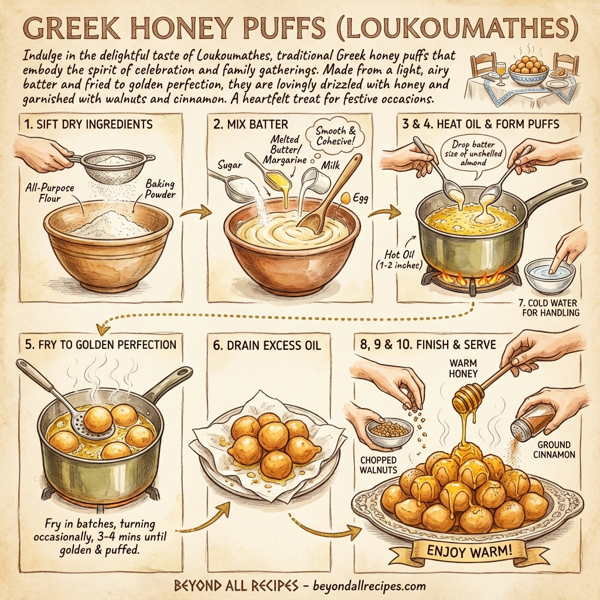 Greek Honey Puffs (Loukoumathes) instructions