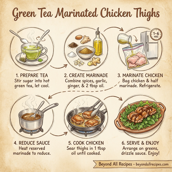 Green Tea Marinated Chicken Thighs instructions