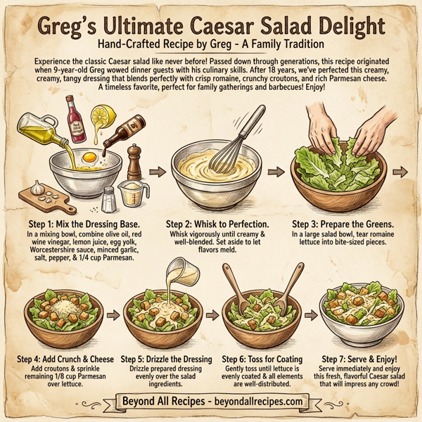 Greg's Ultimate Caesar Salad Delight instructions