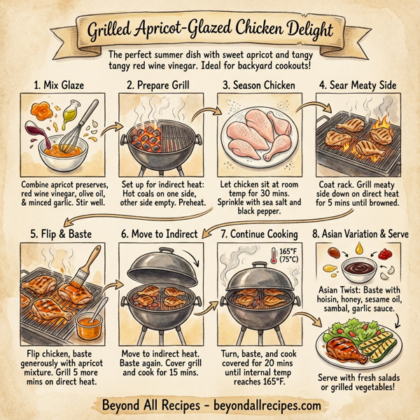Grilled Apricot-Glazed Chicken Delight instructions