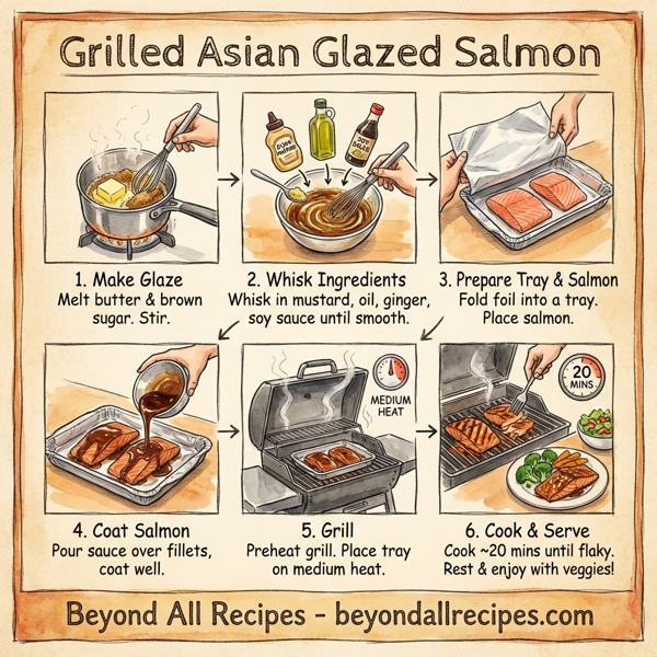 Grilled Asian Glazed Salmon instructions