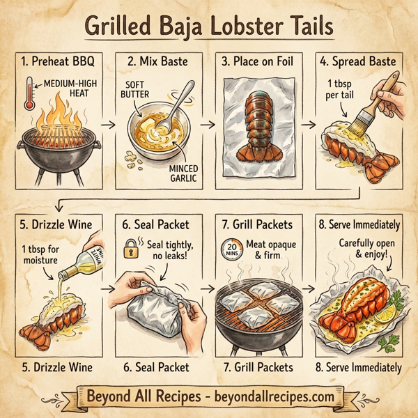 Grilled Baja Lobster Tails instructions