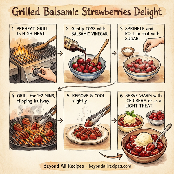 Grilled Balsamic Strawberries Delight instructions