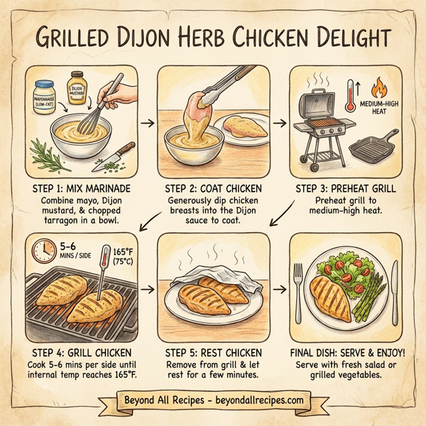 Grilled Dijon Herb Chicken Delight instructions