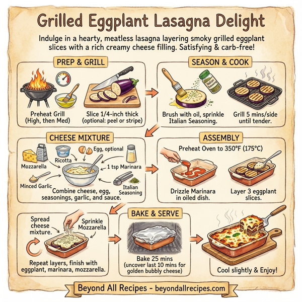 Grilled Eggplant Lasagna Delight instructions