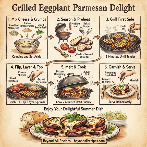Grilled Eggplant Parmesan Delight instructions