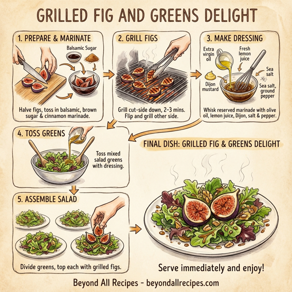Grilled Fig and Greens Delight instructions