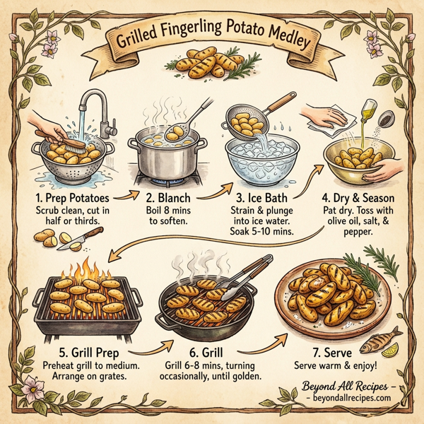 Grilled Fingerling Potato Medley instructions