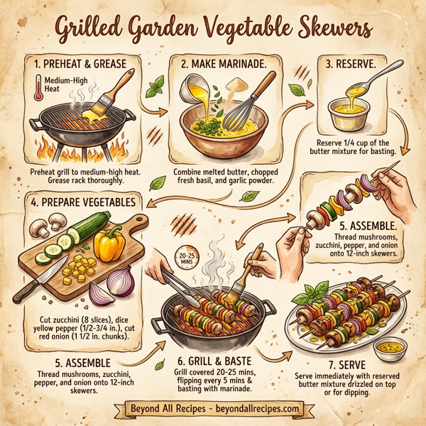 Grilled Garden Vegetable Skewers instructions