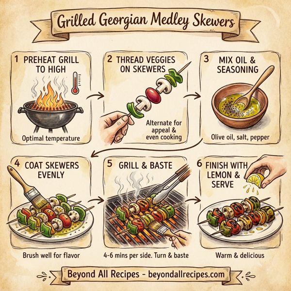 Grilled Georgian Medley Skewers instructions