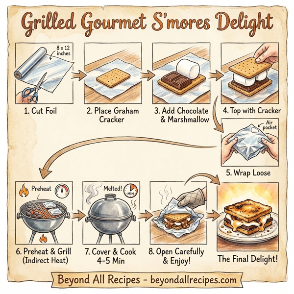 Grilled Gourmet S'mores Delight instructions