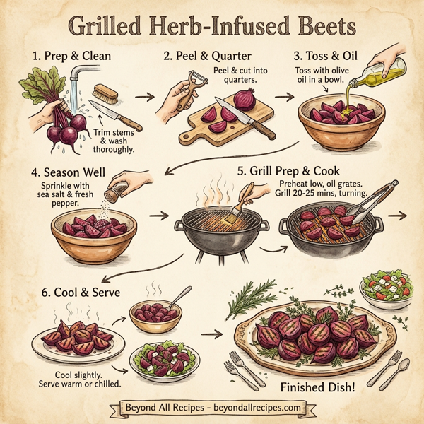 Grilled Herb-Infused Beets instructions
