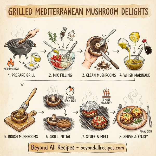 Grilled Mediterranean Mushroom Delights instructions