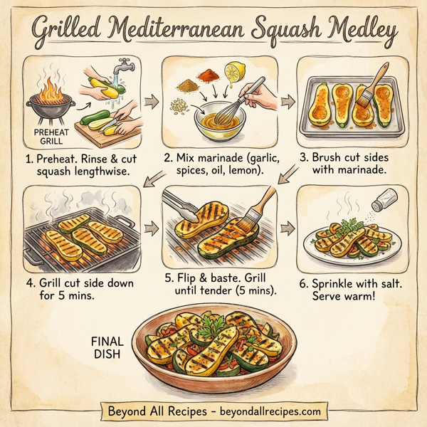 Grilled Mediterranean Squash Medley instructions