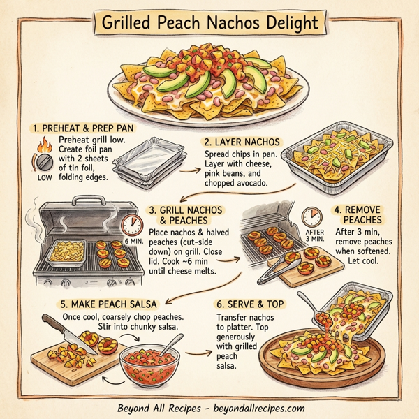 Grilled Peach Nachos Delight instructions