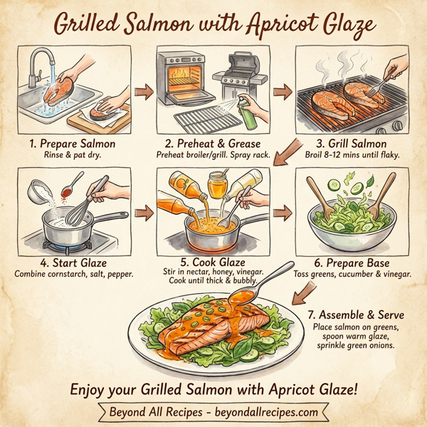 Grilled Salmon with Apricot Glaze instructions