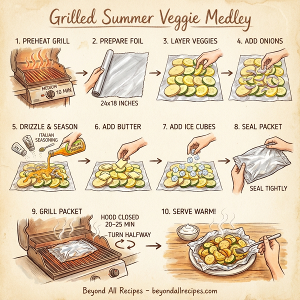 Grilled Summer Veggie Medley instructions