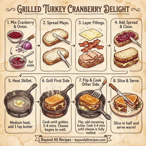 Grilled Turkey Cranberry Delight instructions