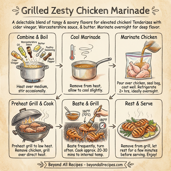 Grilled Zesty Chicken Marinade instructions