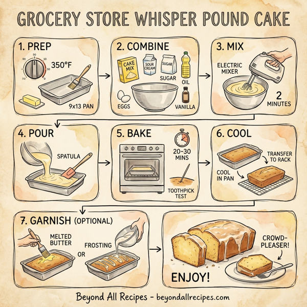 Grocery Store Whisper Pound Cake instructions