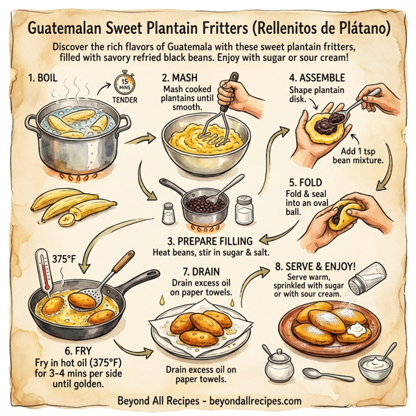 Guatemalan Sweet Plantain Fritters instructions