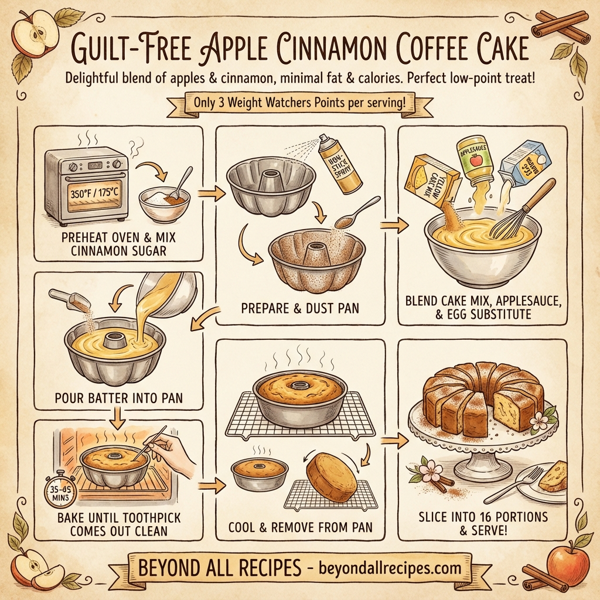 Guilt-Free Apple Cinnamon Coffee Cake instructions