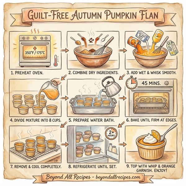 Guilt-Free Autumn Pumpkin Flan instructions