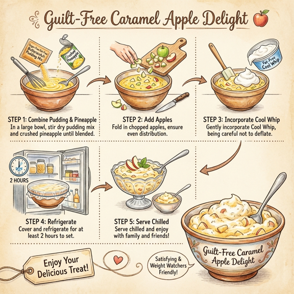 Guilt-Free Caramel Apple Delight instructions