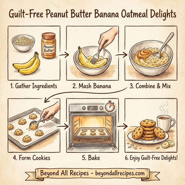 Guilt-Free Peanut Butter Banana Oatmeal Delights instructions