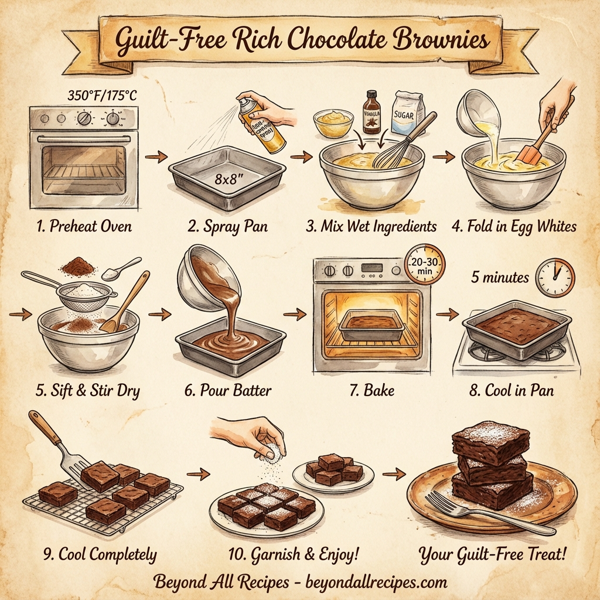 Guilt-Free Rich Chocolate Brownies instructions