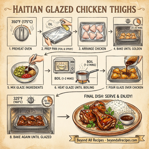 Haitian Glazed Chicken Thighs instructions