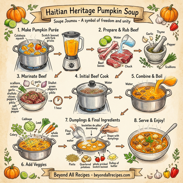 Haitian Heritage Pumpkin Soup instructions