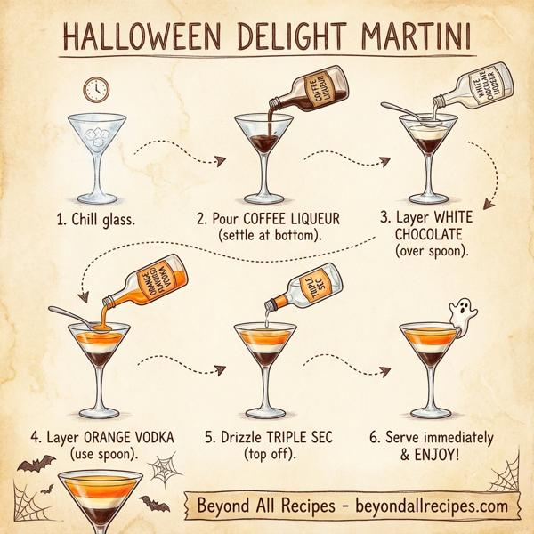 Halloween Delight Martini instructions