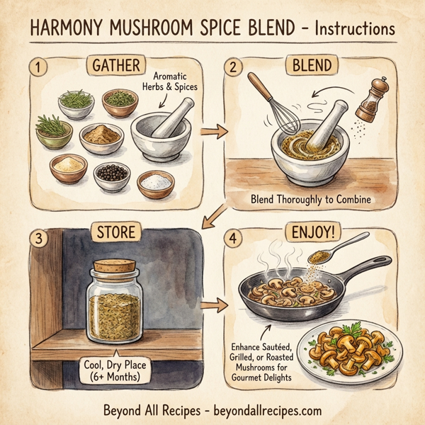 Harmony Mushroom Spice Blend instructions