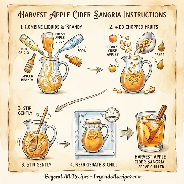 Harvest Apple Cider Sangria instructions