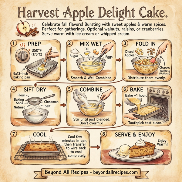 Harvest Apple Delight Cake instructions