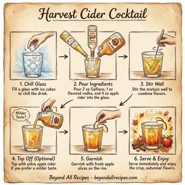 Harvest Cider Cocktail instructions
