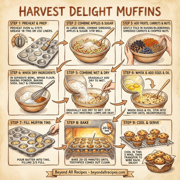 Harvest Delight Muffins instructions