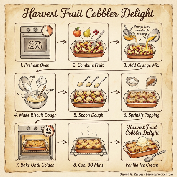 Harvest Fruit Cobbler Delight instructions