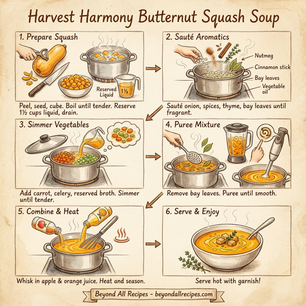 Harvest Harmony Butternut Squash Soup instructions