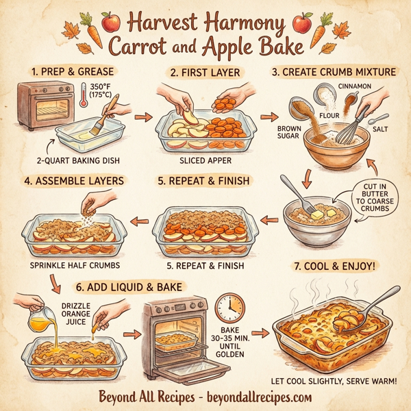 Harvest Harmony Carrot and Apple Bake instructions