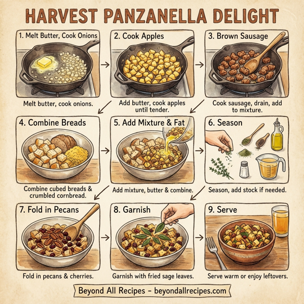 Harvest Panzanella Delight instructions