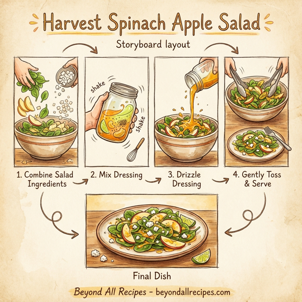 Harvest Spinach Apple Salad instructions