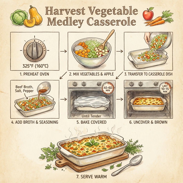 Harvest Vegetable Medley Casserole instructions