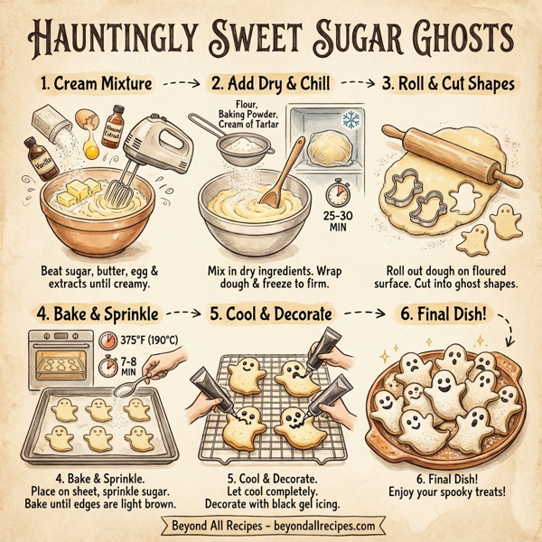 Hauntingly Sweet Sugar Ghosts instructions
