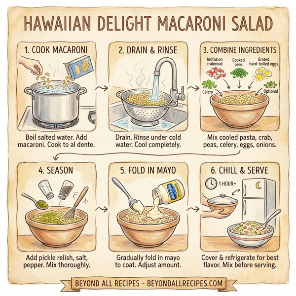 Hawaiian Delight Macaroni Salad instructions